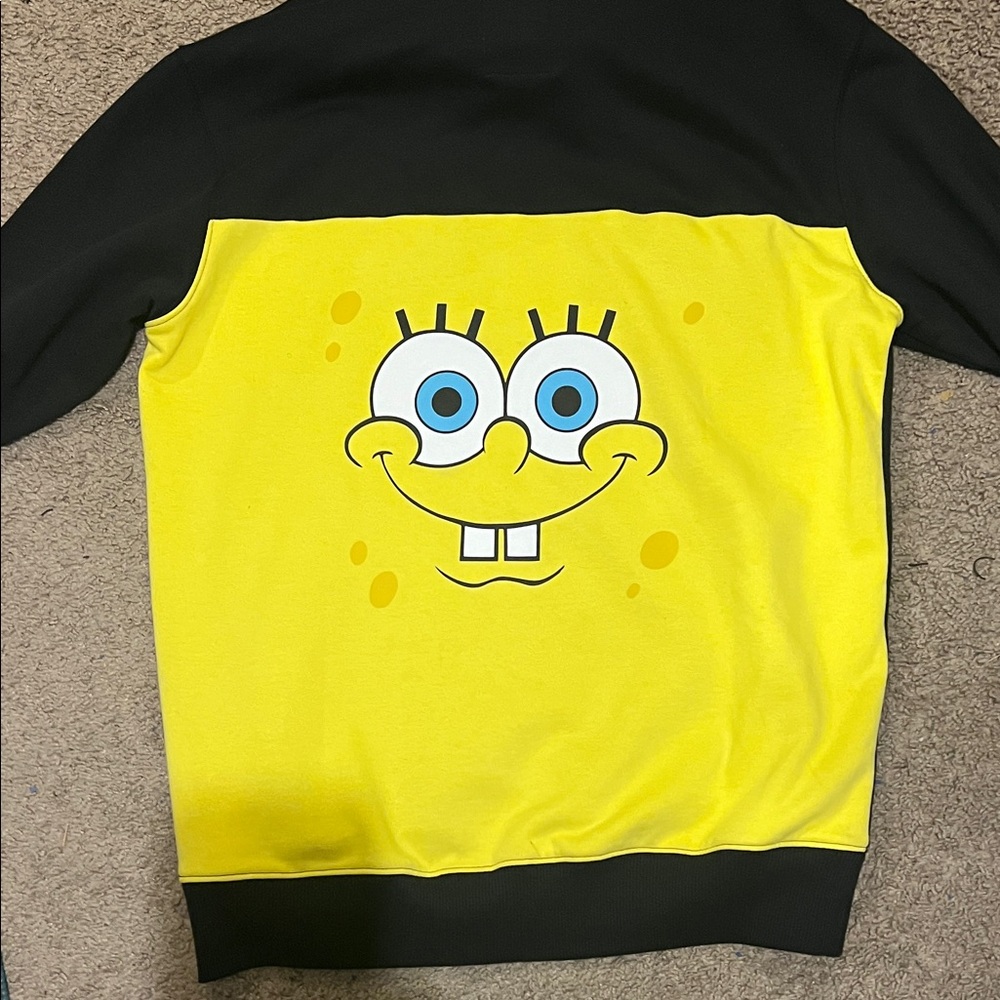Timberland men Yellow and Black SpongeBob Hoodie